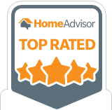 HomeAdvisor Top Rated logo